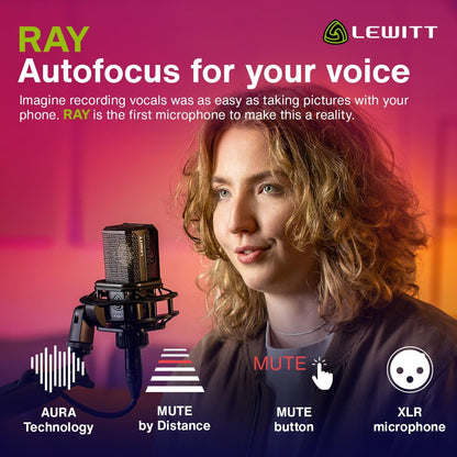Lewitt RAY Microphone - Autofocus Condenser Mic