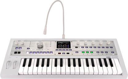 Korg MICROKORG2WH Synthesizer Vocoder White Portable Keyboard