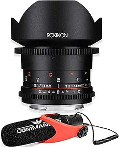 Rokinon 14mm T3.1 Cine Lens Canon EF Mount