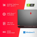 Alienware AWM15R7-A324BLK-PUS m15 R7 Ryzen 9 RTX 3070Ti