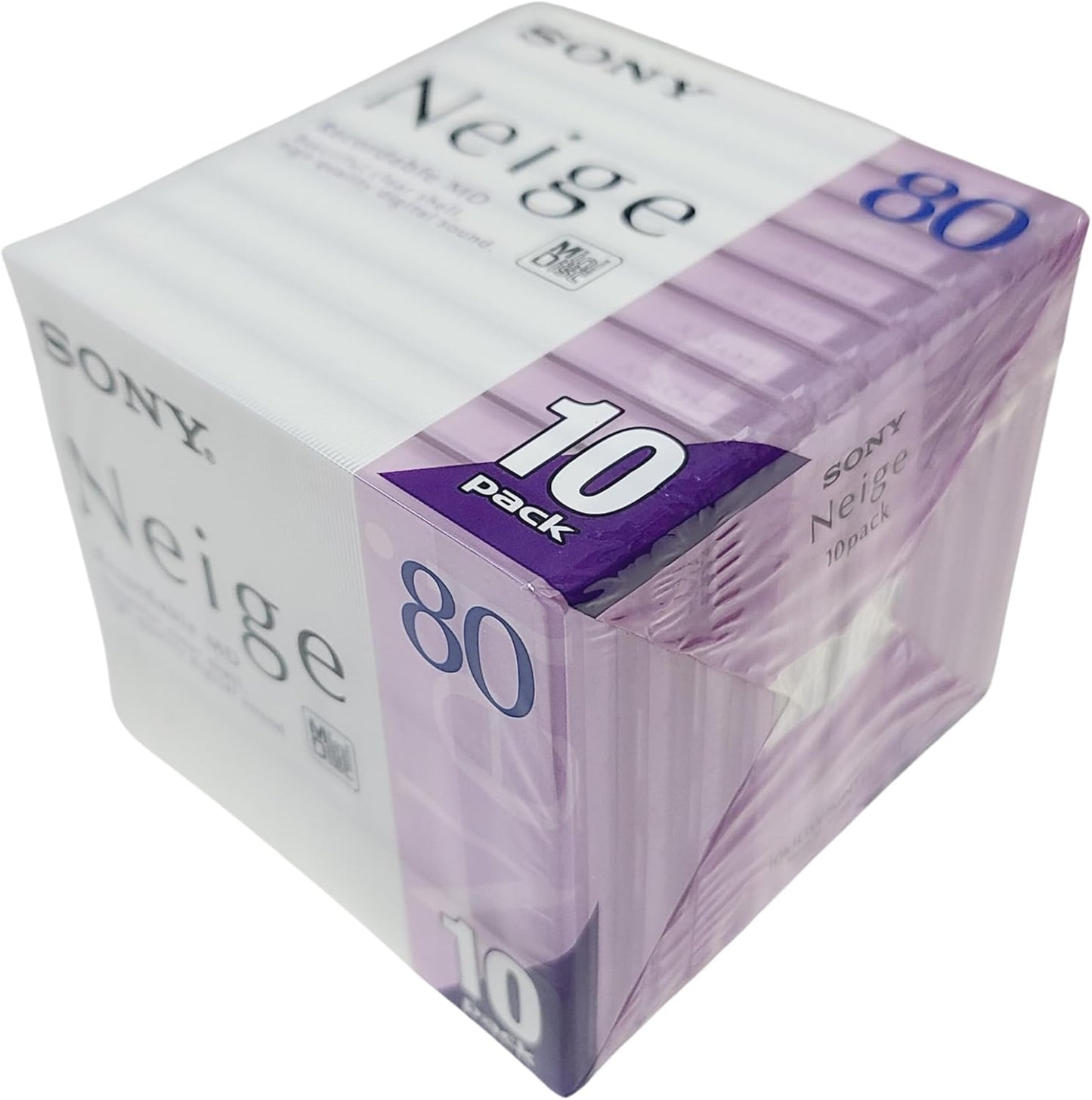 Sony 10MDW80NED 80-Minute MiniDisc 10-Pack