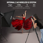 Neewer S102-400W PRO Strobe Flash Kit QPRO Supported