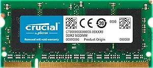Crucial CT12864AC800 1GB DDR2-800 Laptop Memory