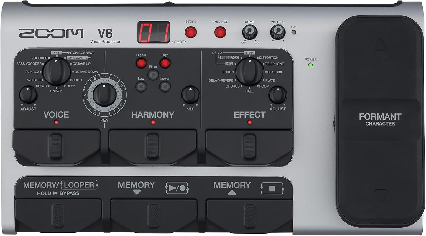 Zoom V6-SP Vocal Effects Processor Pedal