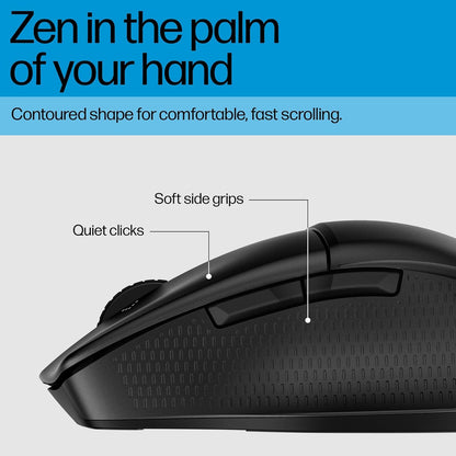 HP 8T6M3AA#ABA 480 Comfort Bluetooth Multi-Device Mouse