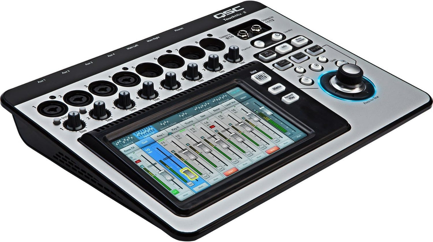 QSC TOUCHMIX8 Compact Digital Mixer with Bag