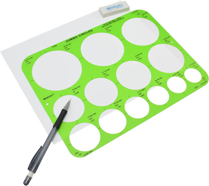 Westcott T-826 Jumbo Circles Template - Drawing Tool
