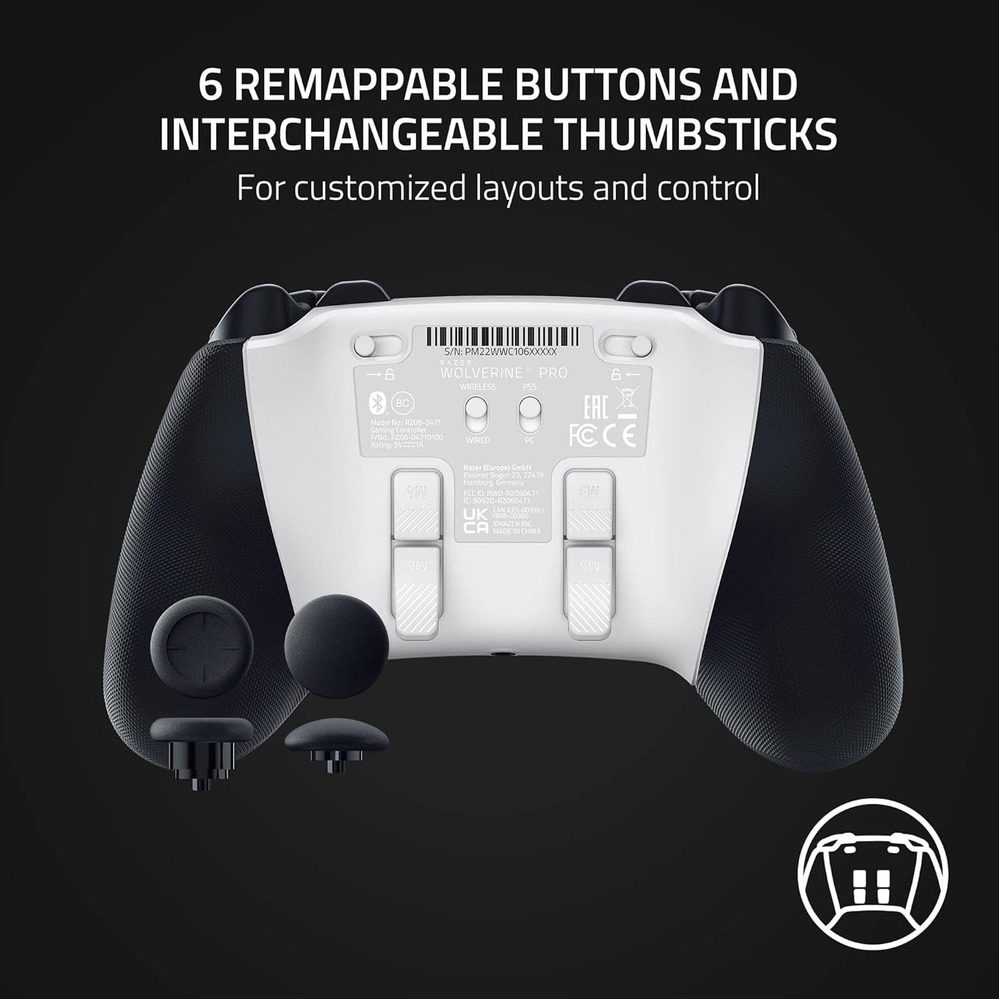 Razer Wolverine V2 Pro: Wireless PS5/PC Gaming Controller