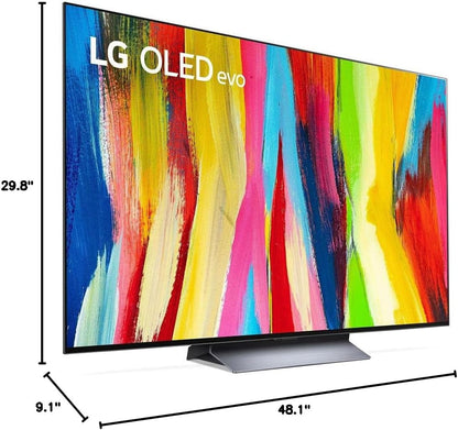 LG E55LGOLED55C2PUA 55" OLED 4K TV Bundle