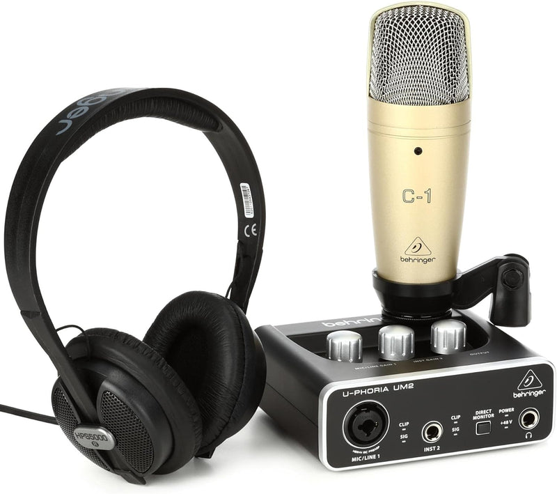 Behringer UPHORIA STUDIO Recording/Podcasting Bundle — main product image
