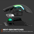 SteelSeries Rival 5 RGB Gaming Mouse (Renewed)