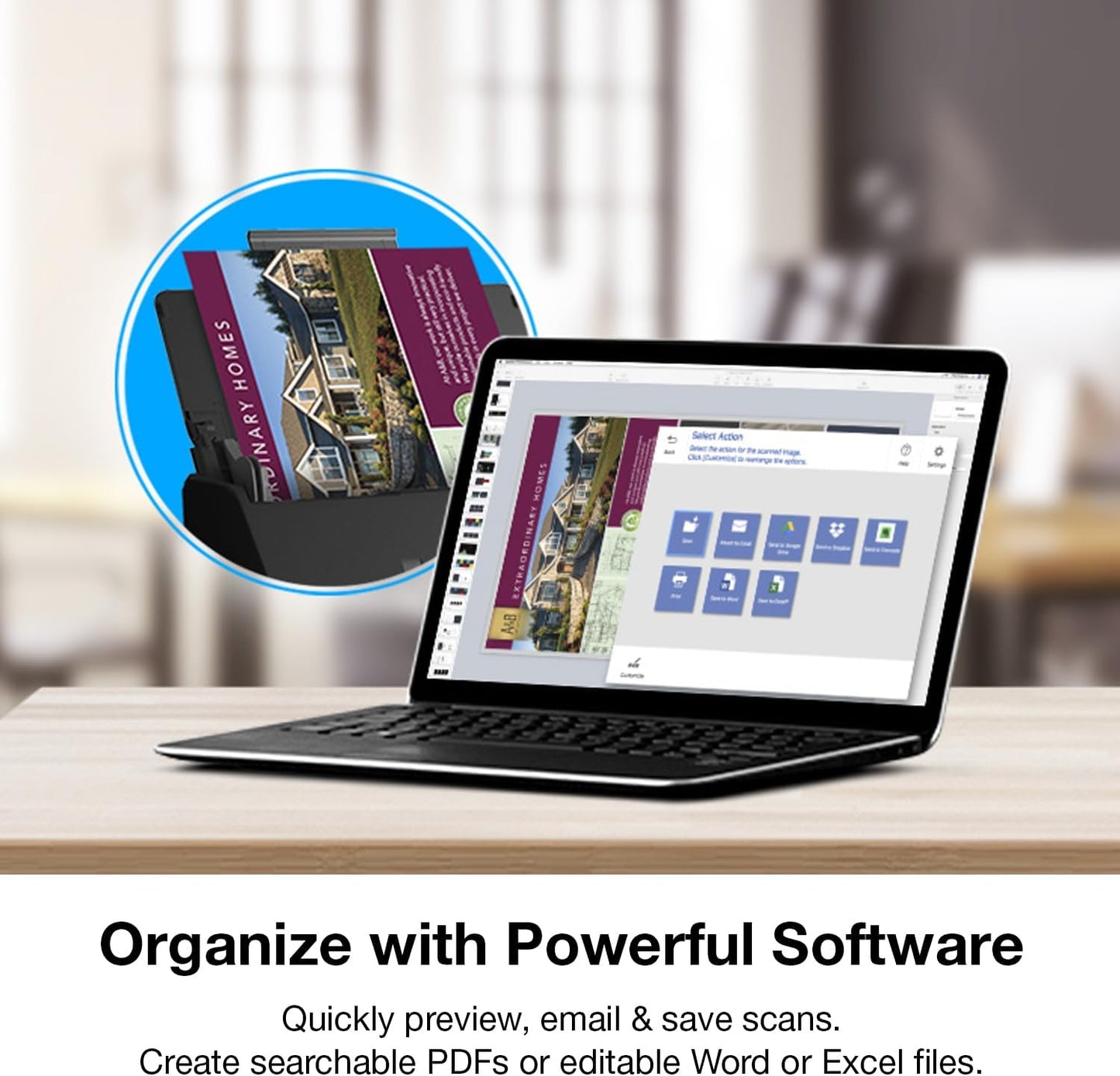 Epson ES-400 II Color Duplex Desktop Document Scanner