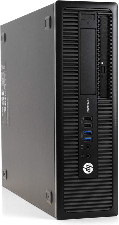 HP 800 G1 EliteDesk SFF i7-4770 16GB 2TB HDD Win10 Pro Renewed
