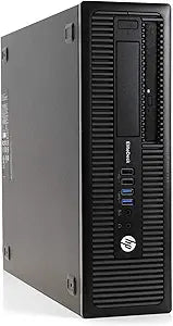 HP 800G1 EliteDesk Desktop PC 16GB 240GB SSD Renewed