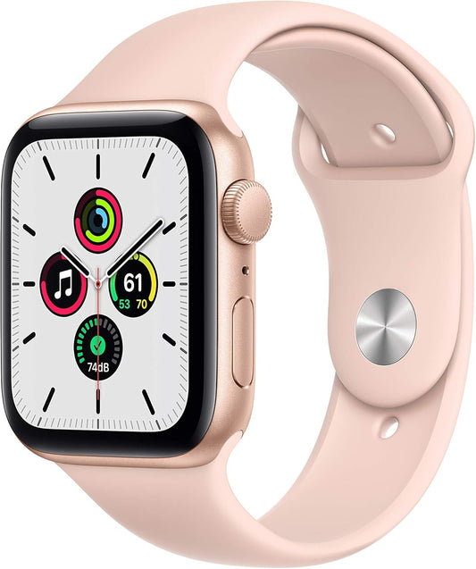 Apple Watch Series SE (GPS, 44mm) Gold Renewed