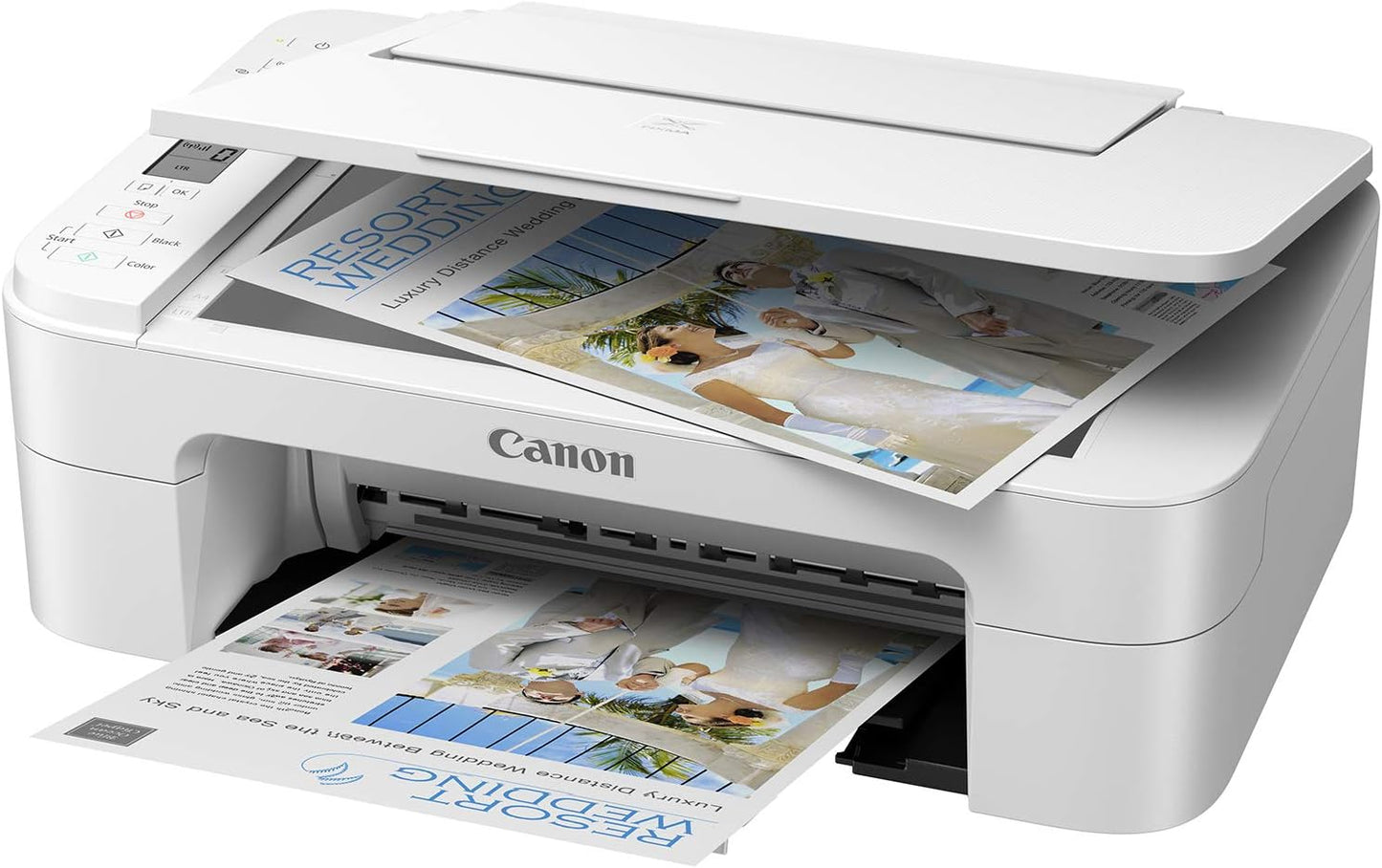 Canon 3771C057 Pixma TS3322 Wireless All-in-One Printer (White)