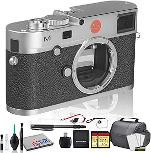 Leica M (Typ 240) Silver Digital Rangefinder Camera Bundle — main product image