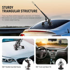 Neewer CA065 Triple Suction Cup Car Mount Kit