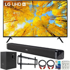 LG E10LG55UQ7570PUJ 55-Inch 4K UHD Smart TV Bundle