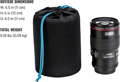 Tenba 636-353 Tools Soft Lens Pouch 6x4.5 - Camera Protection