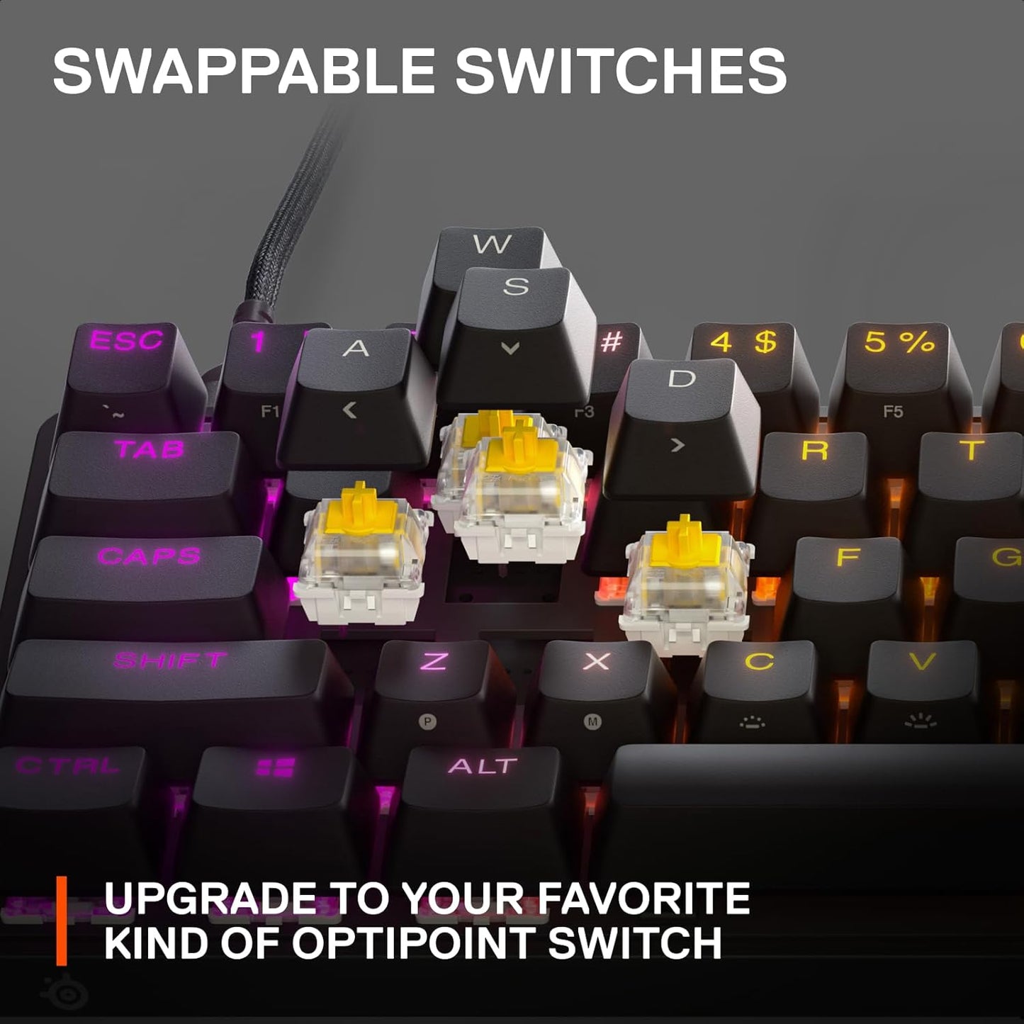 SteelSeries 64837 Apex 9 Mini Optical Keyboard