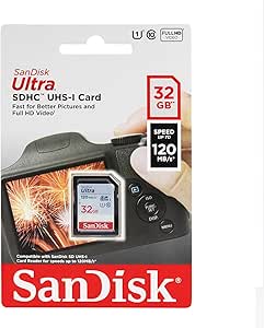 SanDisk Ultra 32GB SDHC UHS-I Memory Card — main product image