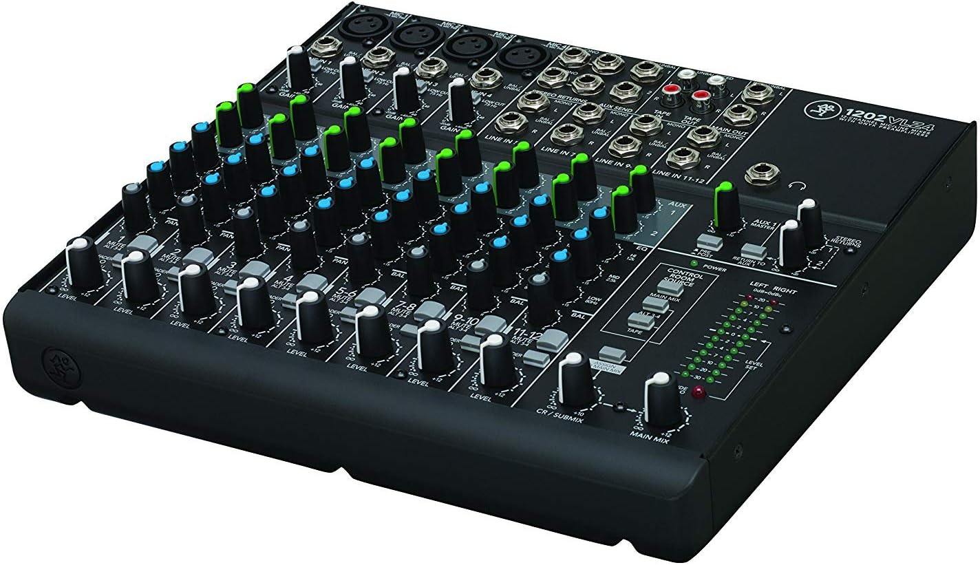 Mackie 1202VLZ4 12-Channel Compact Audio Mixer