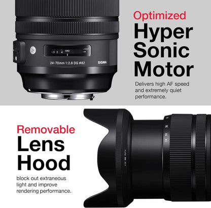 Sigma 24-70mm F2.8 Art Canon EF Lens Bundle