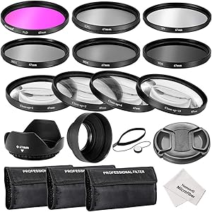 Neewer 10084588 67mm Lens Filter Accessory Kit