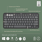 Logitech 920-011775 Pebble Keys 2 K380s Bluetooth Keyboard