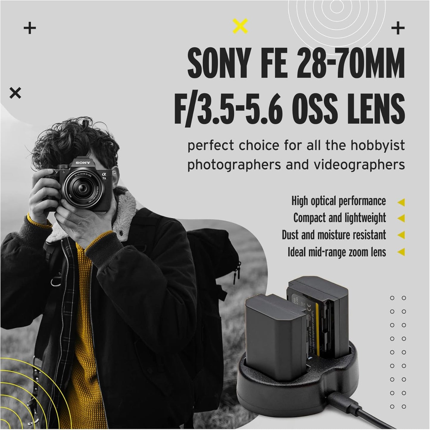 Sony ILCE7M3KB a7 III Mirrorless Camera 28-70mm Bundle