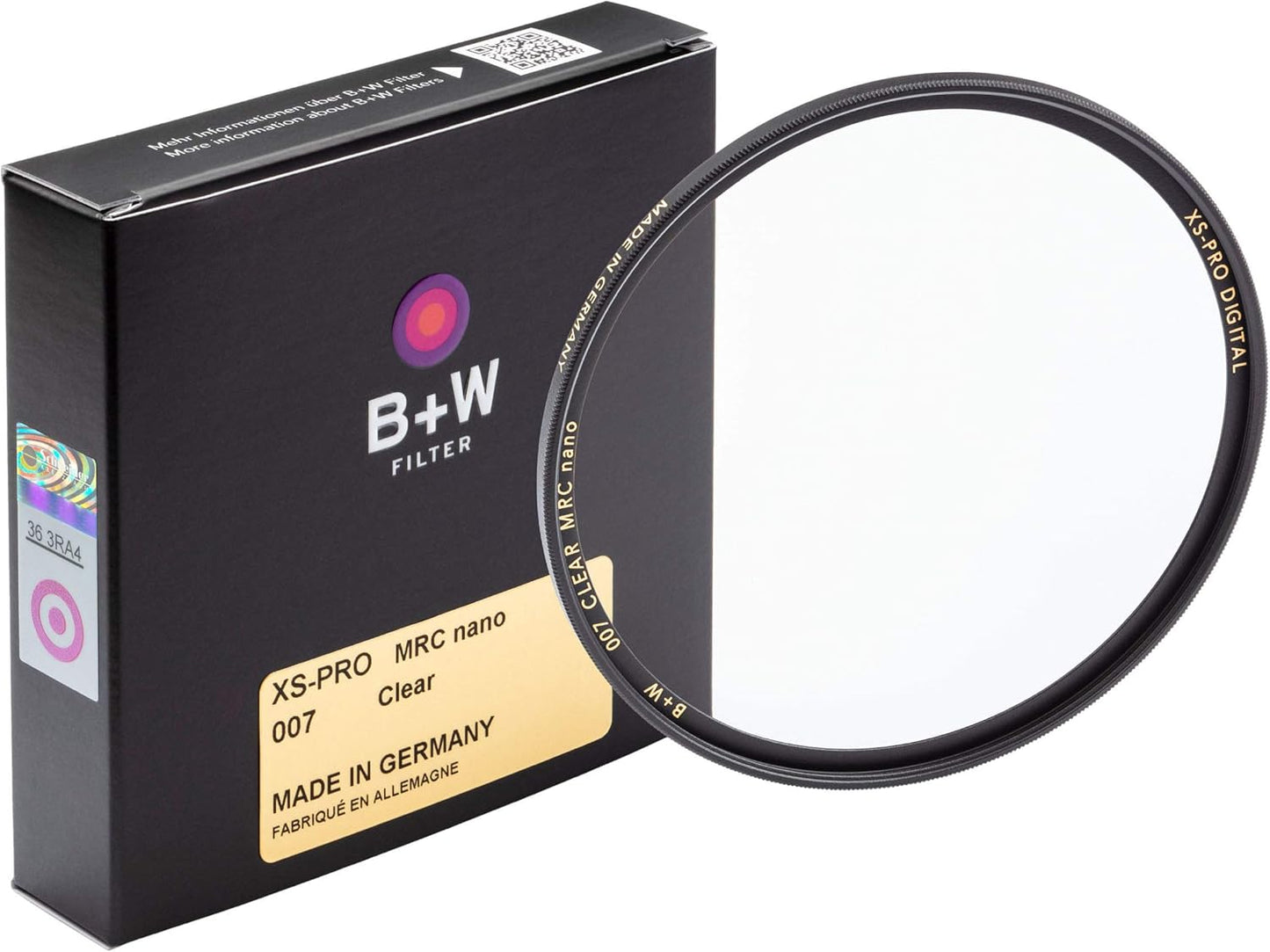 B+W 66-1066111 77mm XS-Pro Clear MRC Nano Filter