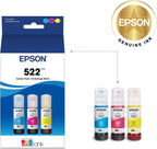 Epson T522520-S 522 EcoTank Ink Bottle Set - Color Combo Pack