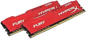 HyperX Fury Red 16GB 2933MHz DDR4 RAM Kit — main product image