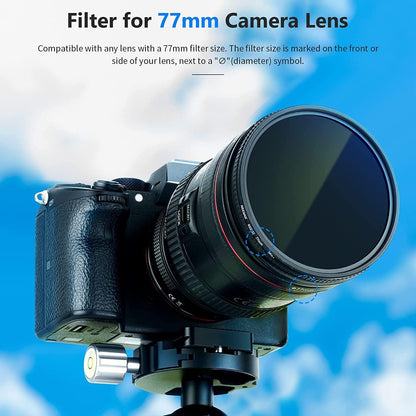 Neewer 10096730 77mm Variable ND Filter