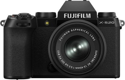 Fujifilm 16781943 X-S20 Mirrorless Camera with XC15-45mm Lens