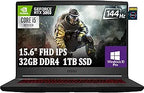 MSI GF65 Thin - RTX 3060 Gaming Laptop with MicroSD Card