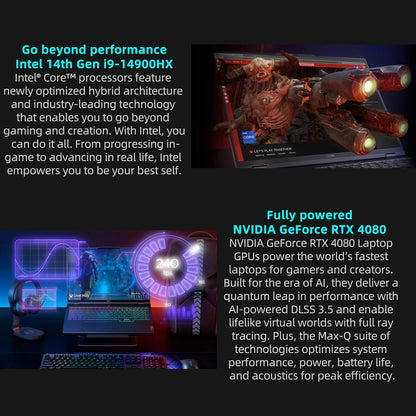 Lenovo Legion Pro 7i Gen 9 i9 RTX 4080 Gaming Laptop