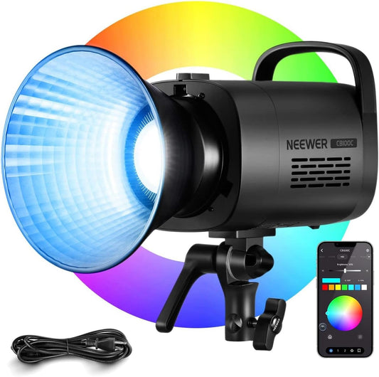 Neewer CB100C 130W RGB LED Video Light with APP Control