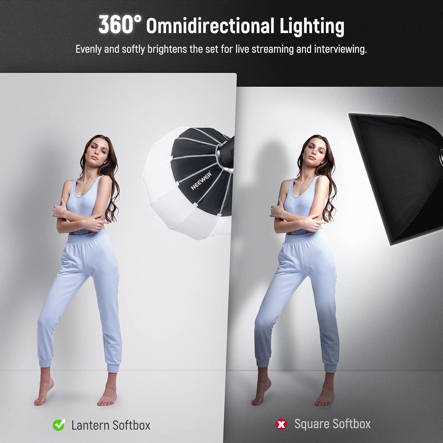 Neewer 10101379 20" Lantern Softbox Bowens Mount