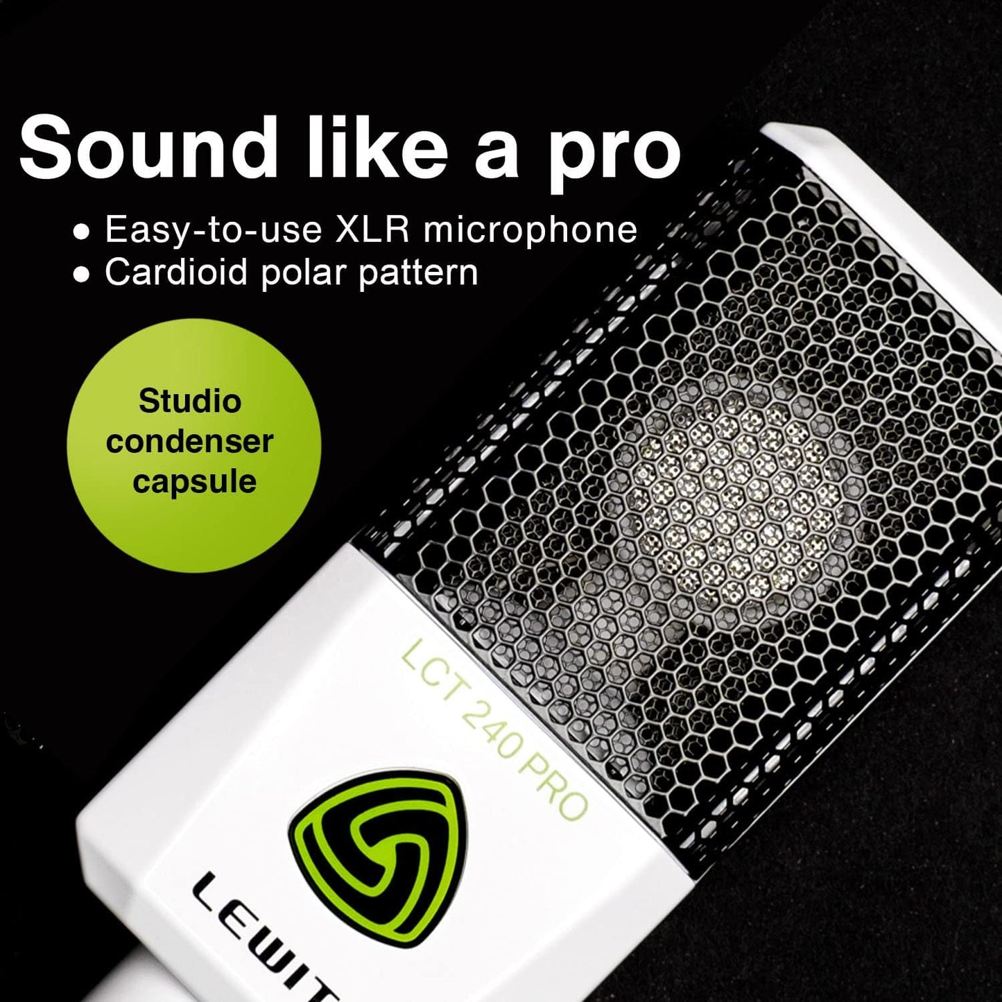 Lewitt LCT 240 Pro White Condenser Microphone