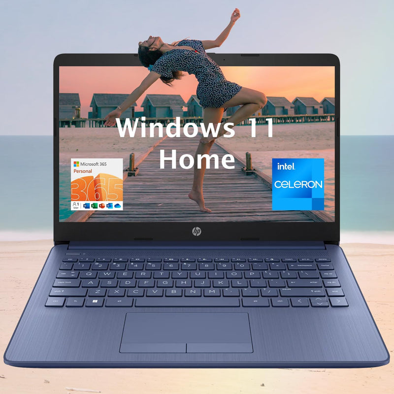 HP N4120 14-inch HD Renewed Laptop Microsoft 365 — main product image