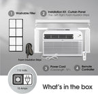LG LW1224RSMX 12000 BTU Smart Wi-Fi Window Air Conditioner