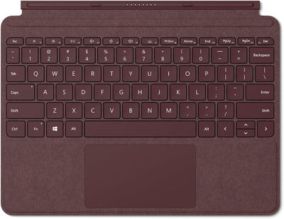 Microsoft Surface Go Alcantara Signature Type Cover Burgundy