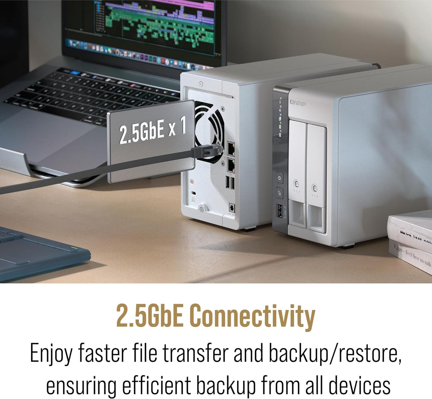 QNAP TS-216G 2-Bay 2.5GbE Home NAS