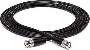Hosa BNC-58-101 BNC to BNC Coaxial Cable 1ft