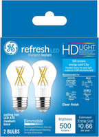 GE 46661 Refresh LED 60W Daylight Fan Bulbs 2-Pack