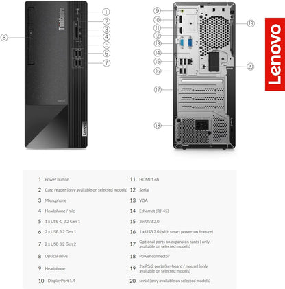 Lenovo V50t ThinkCentre Neo50T Business Desktop i3 Windows 11 Pro