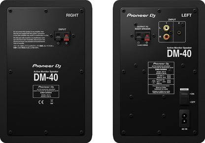 Pioneer DJ DM-40 21W Active Monitor Speakers (Pair)