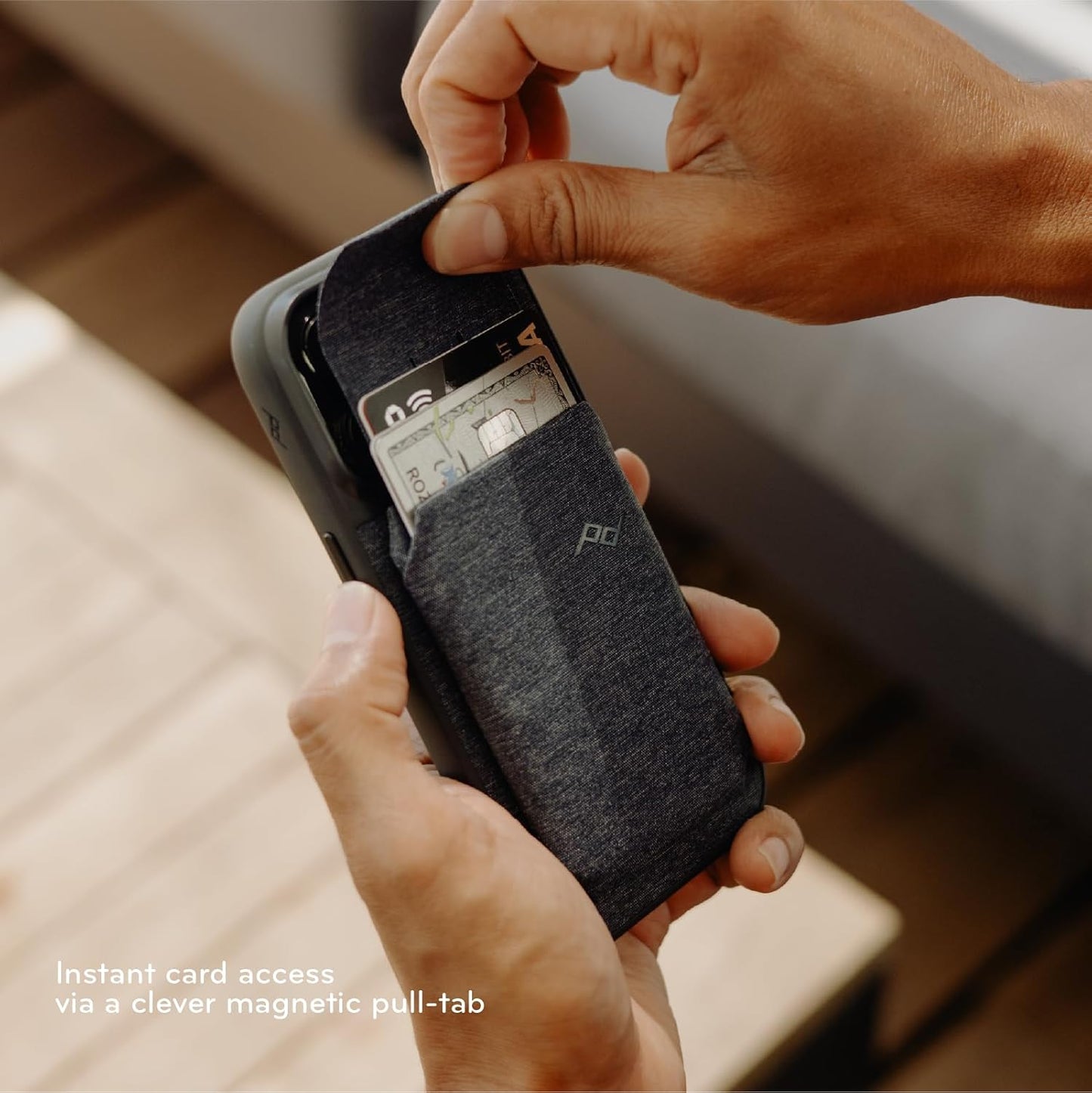 Peak Design M-WA-AA-XX-1-US-PARENT Mobile Wallet Slim Magnetic Phone Mount